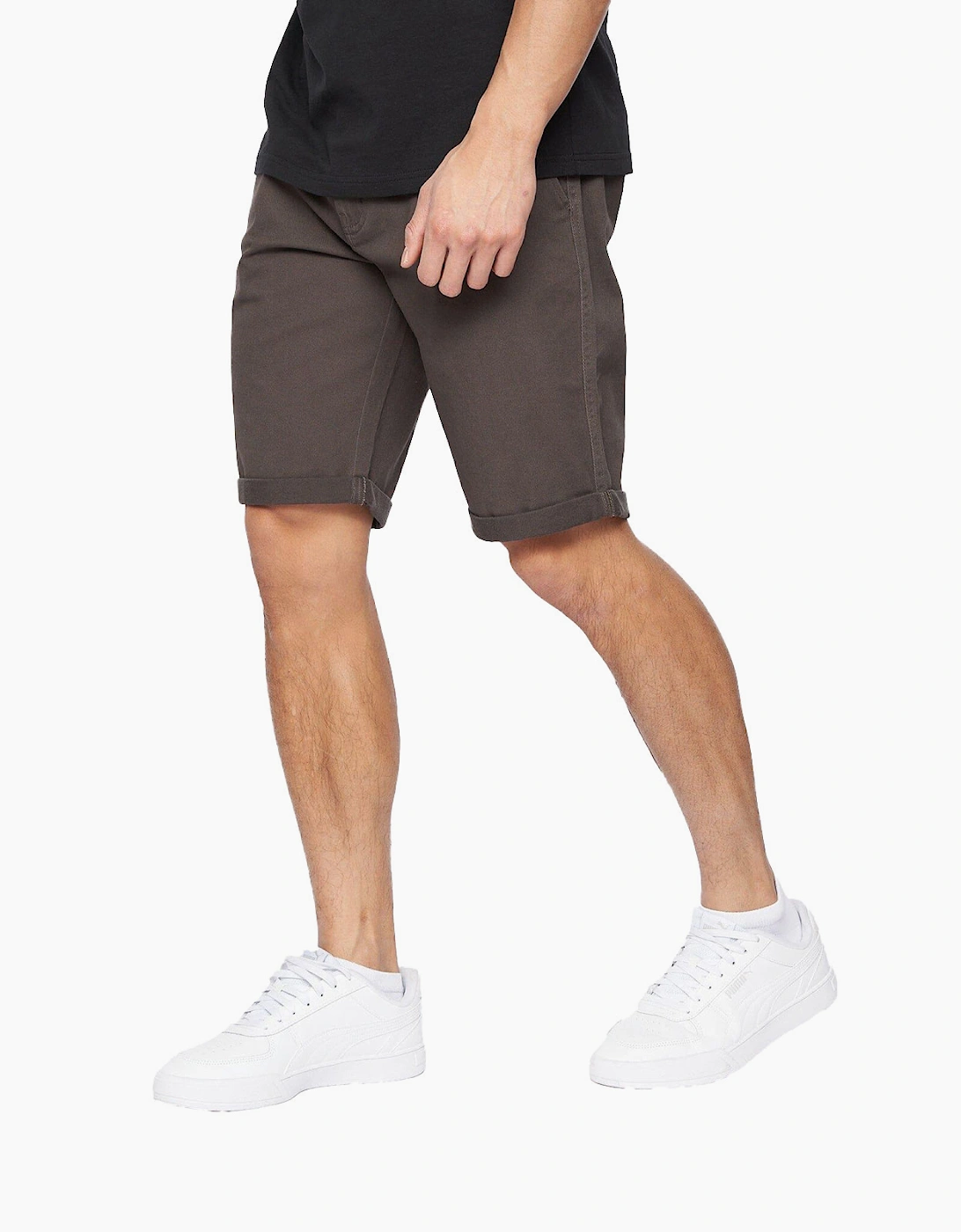 Crosshatch Sinwood Shorts Mens Charcoal