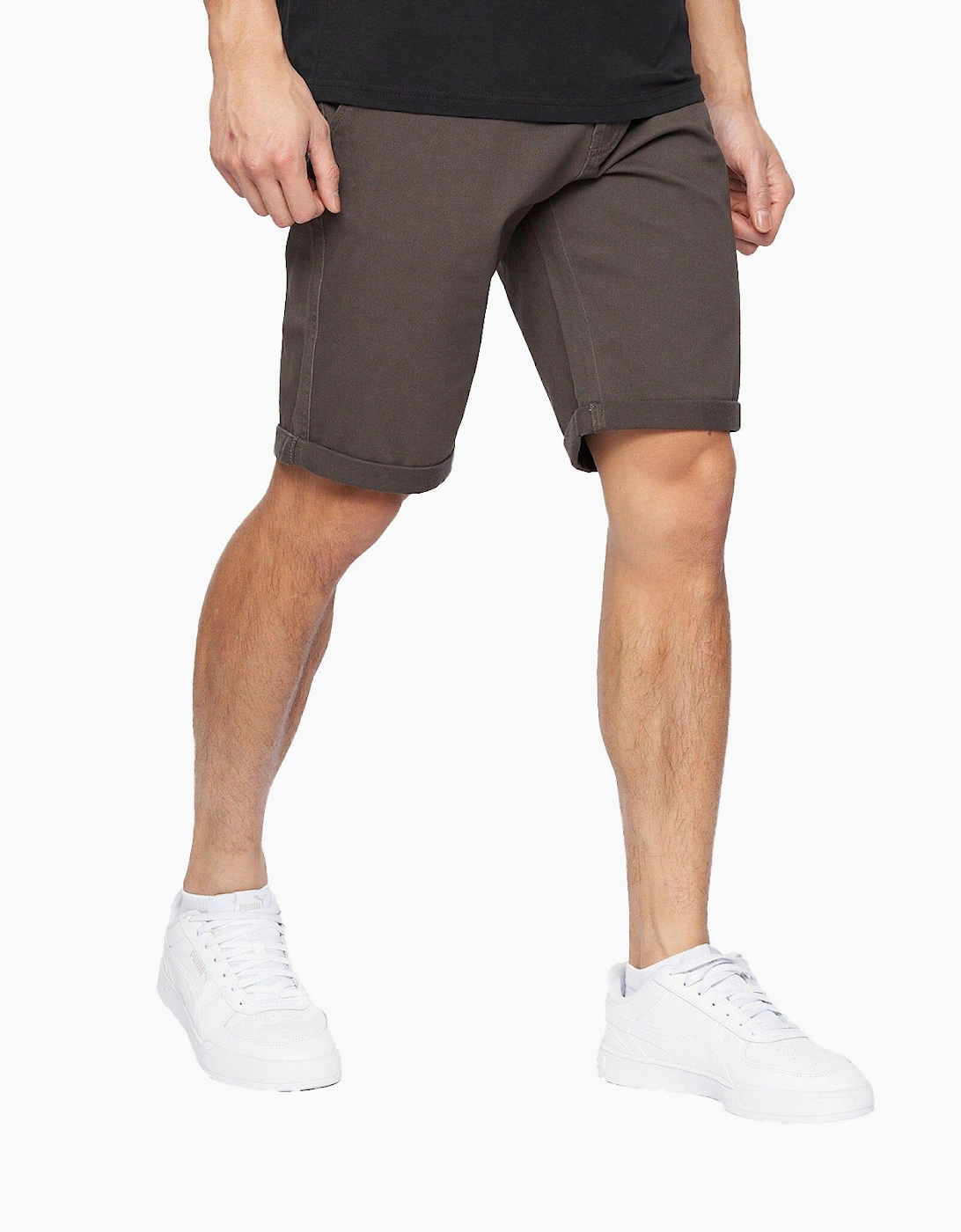 Crosshatch Sinwood Shorts Mens Charcoal