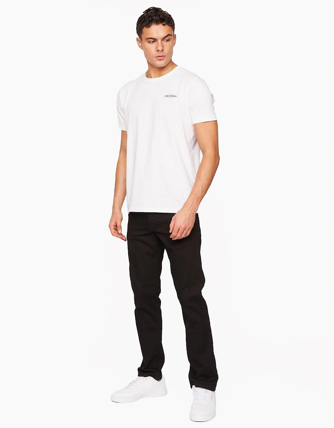 Crosshatch Princed Jeans Mens Black