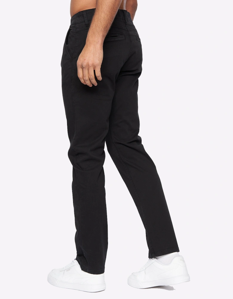Duck And Cover Moretor Chinos Mens Black