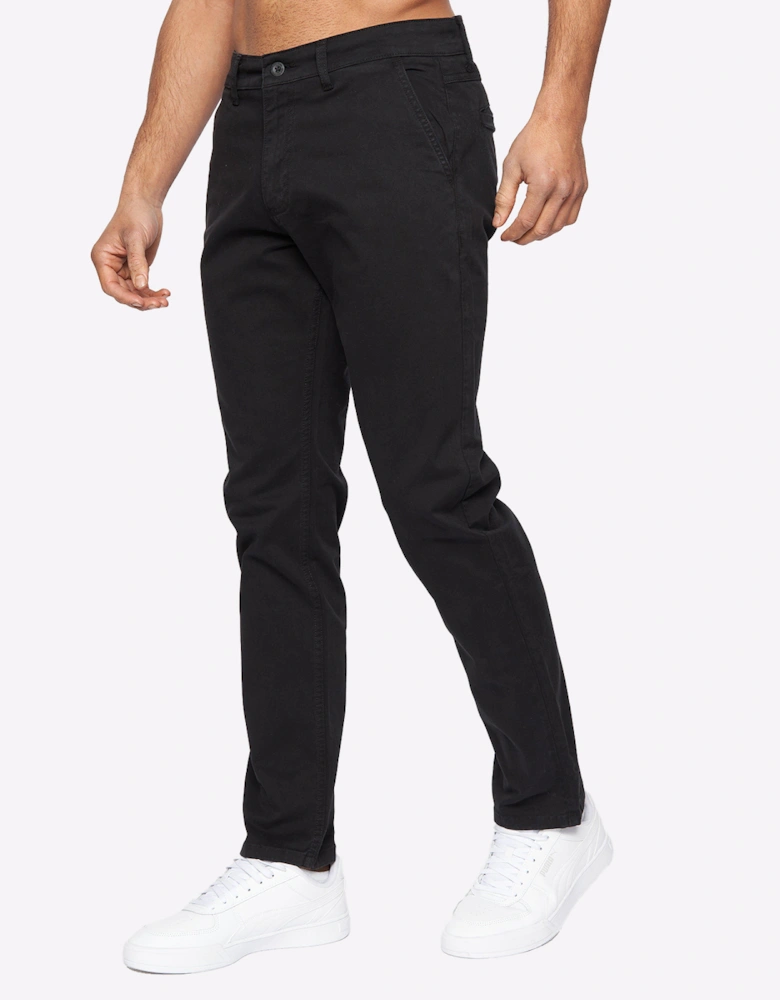 Duck And Cover Moretor Chinos Mens Black