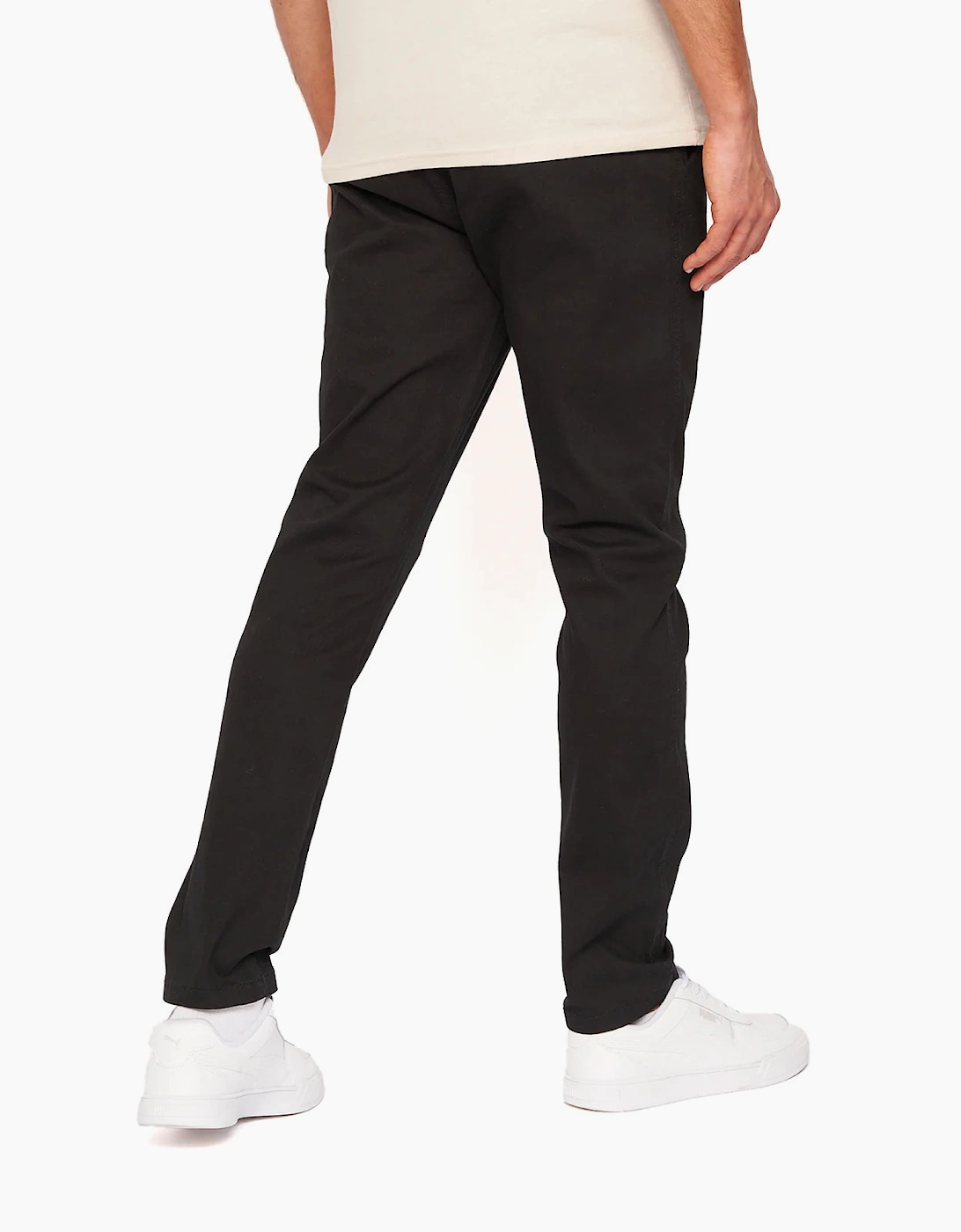 Crosshatch Mens Roysden Chinos Mens Black
