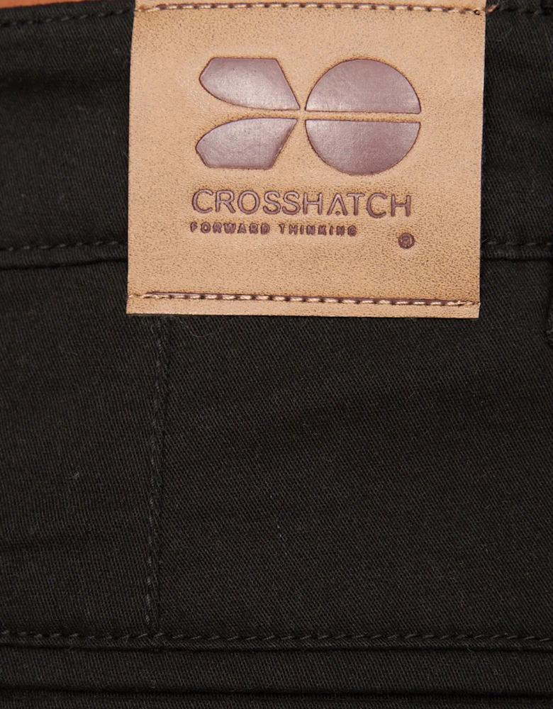 Crosshatch Mens Roysden Chinos Mens Black