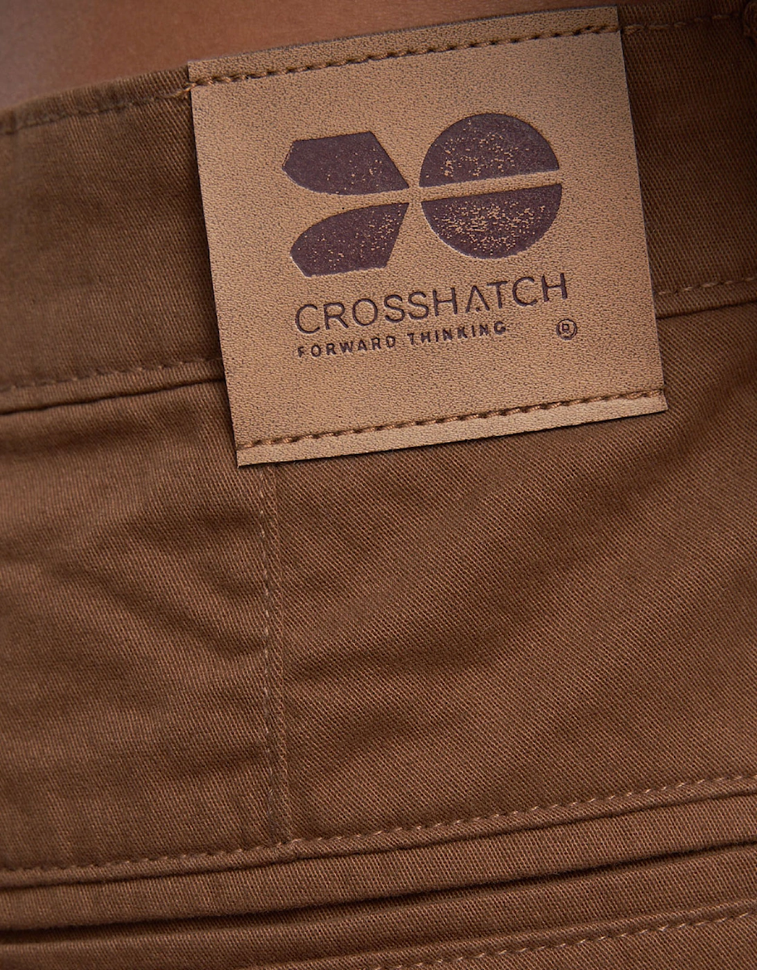 Crosshatch Mens Roysden Chinos Mens Cinnamon