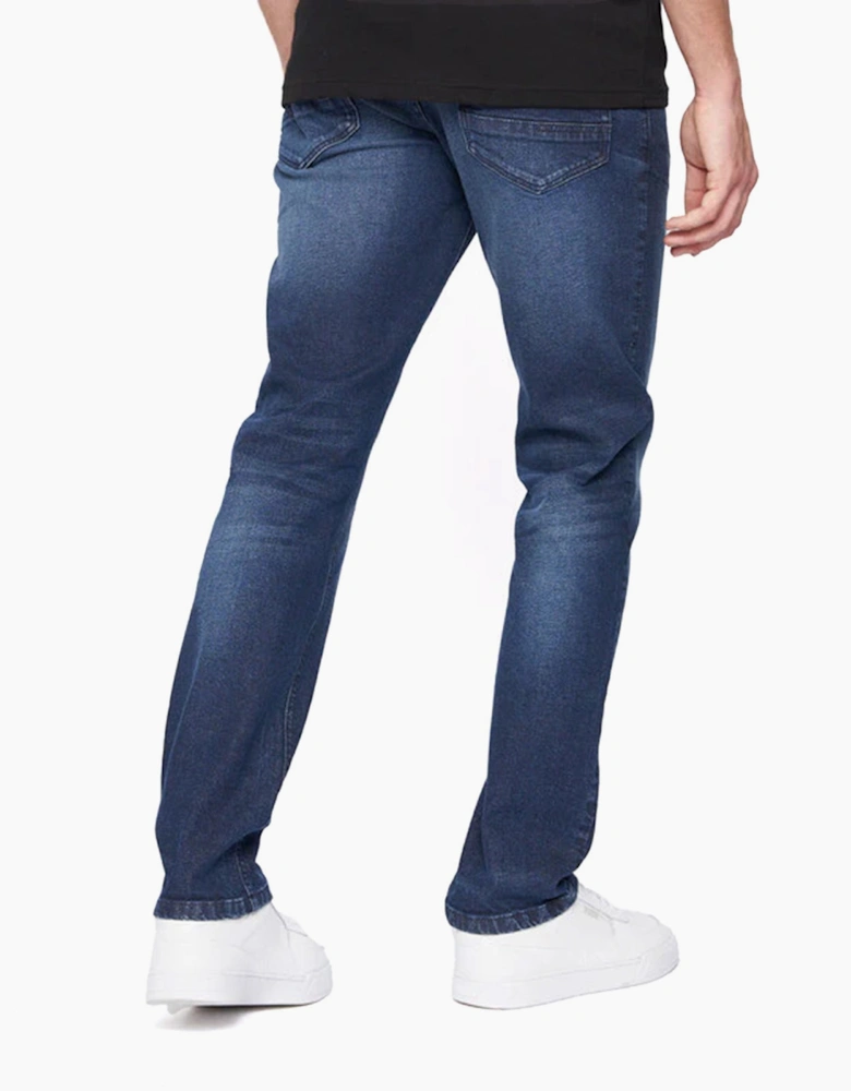 Crosshatch Svelte Jeans Mens |(Slim Fit) Dark Wash