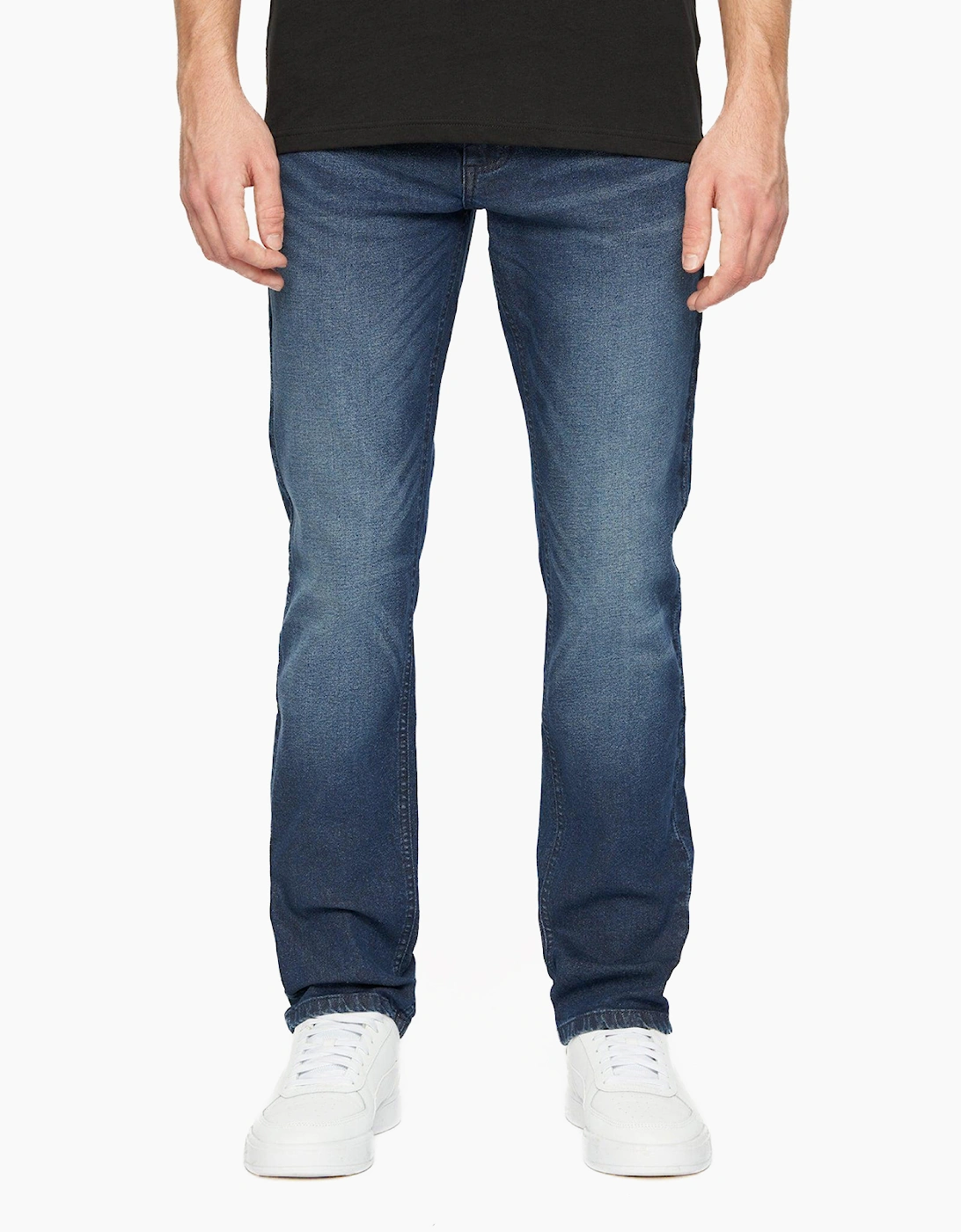 Crosshatch Svelte Jeans Mens |(Slim Fit) Dark Wash