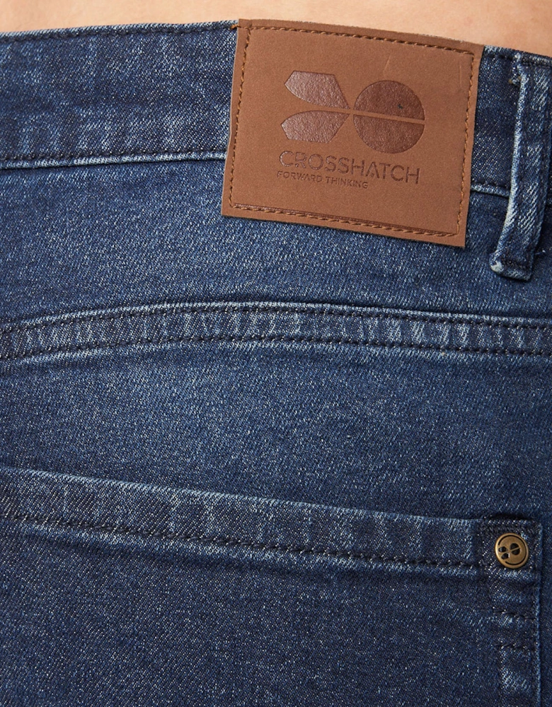Crosshatch Svelte Jeans Mens |(Slim Fit) Dark Wash