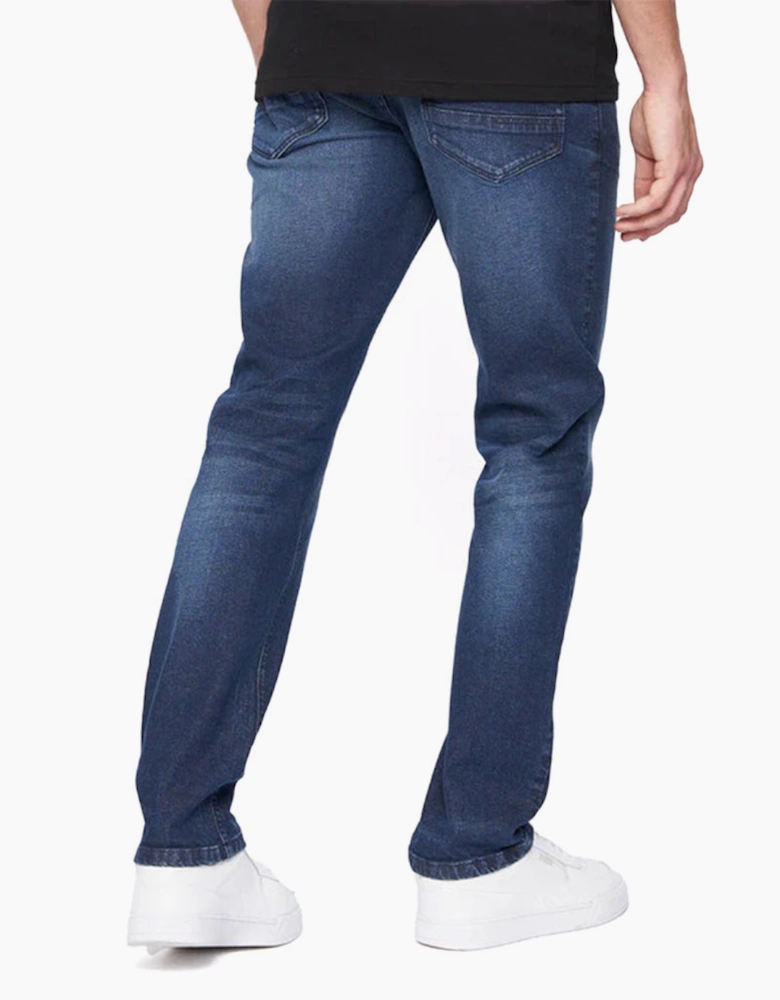Crosshatch Svelte Jeans Mens |(Slim Fit) Dark Wash