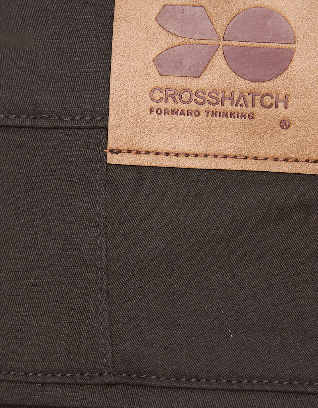 Crosshatch Mens Roysden Chinos Mens Charcoal