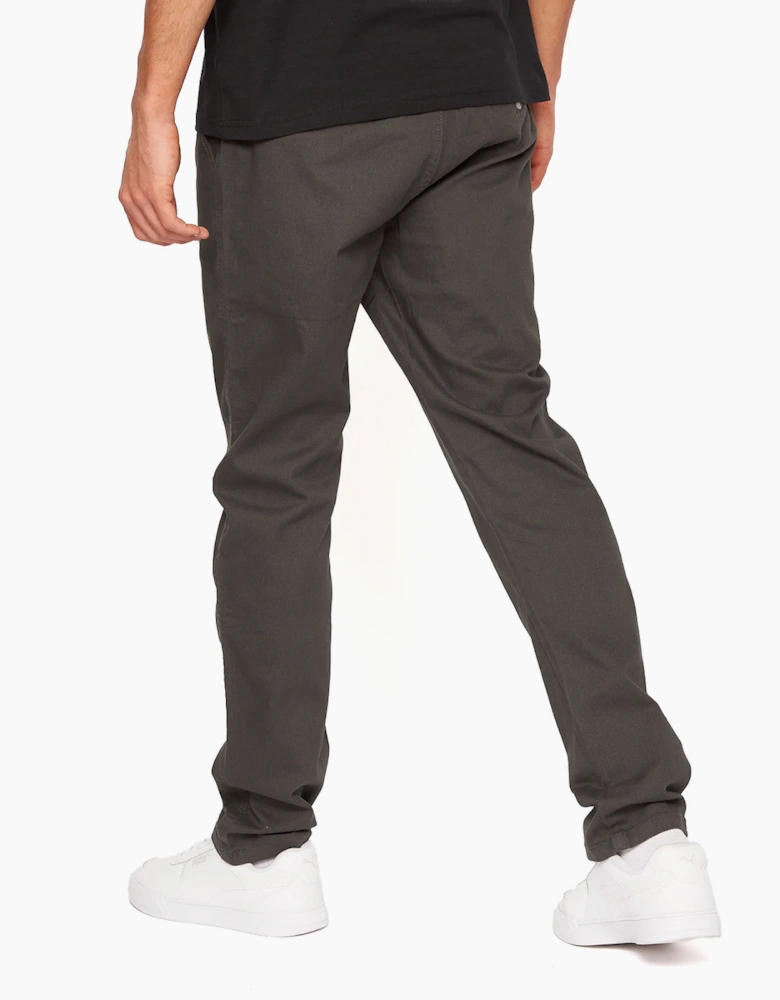 Crosshatch Mens Roysden Chinos Mens Charcoal