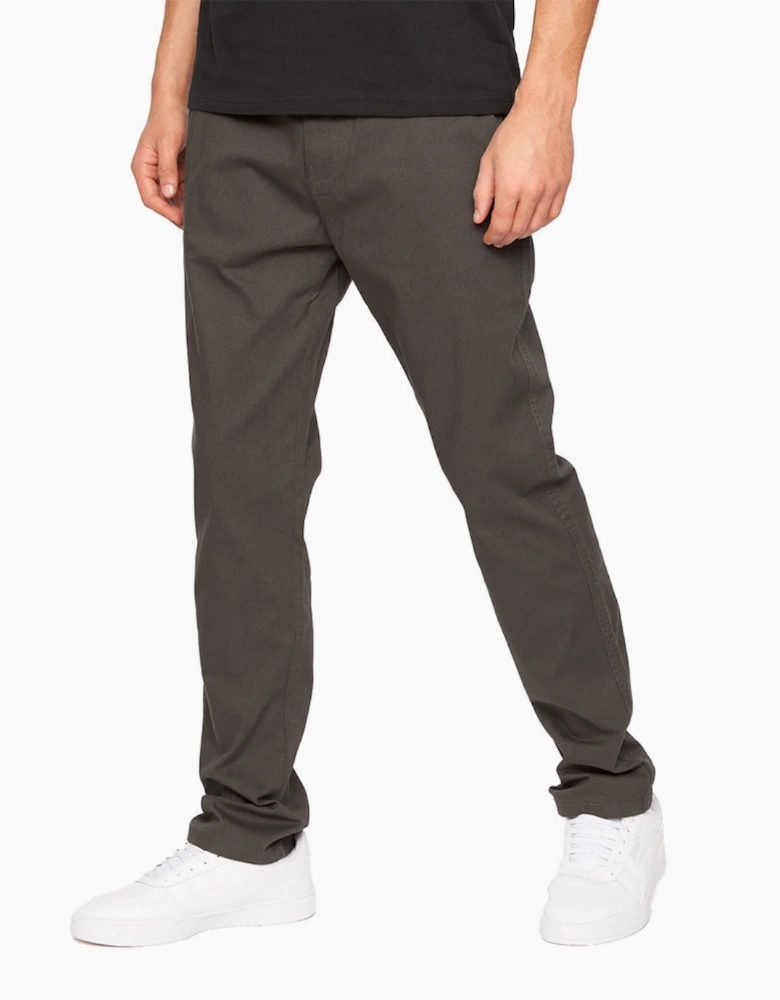 Crosshatch Mens Roysden Chinos Mens Charcoal