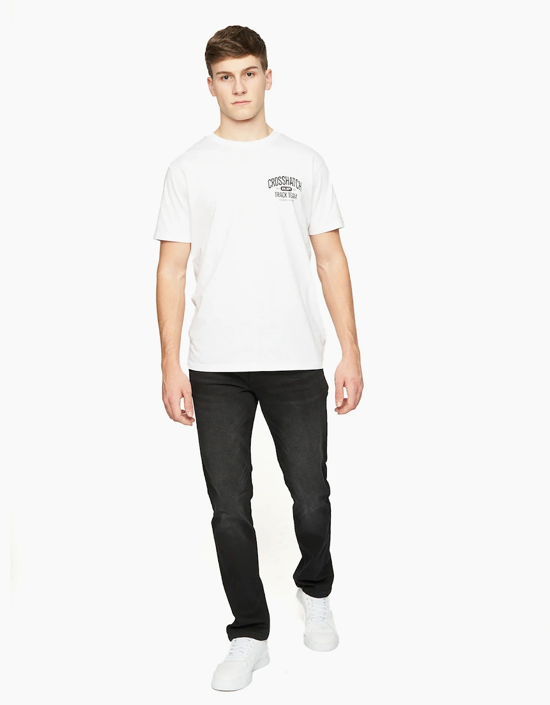 Crosshatch Crosshatch Svelte Jeans Mens (Slim Fit) Black Wash