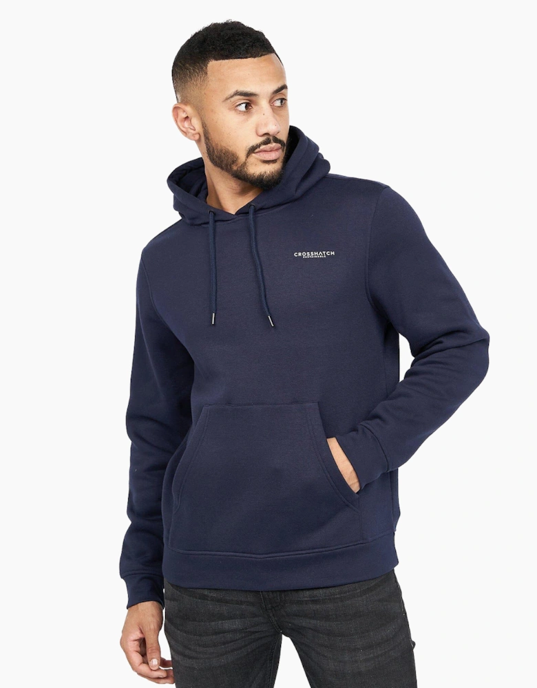 Crosshatch Traymax Hoodie 2pk Mens Navy/Mustard