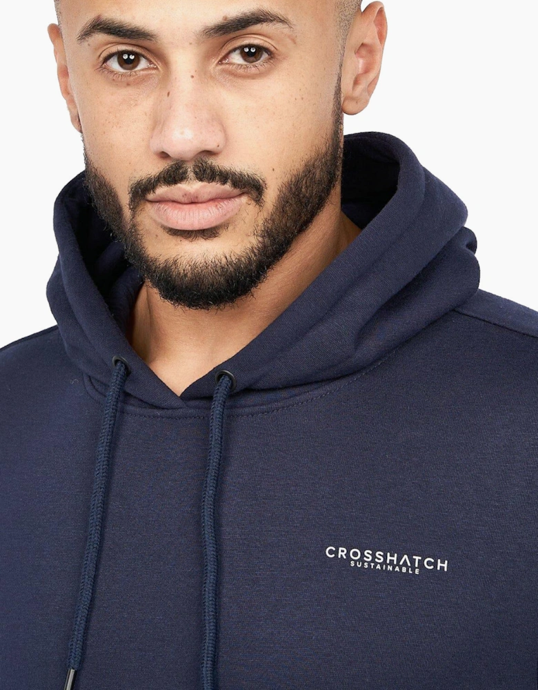 Crosshatch Traymax Hoodie 2pk Mens Navy/Mustard