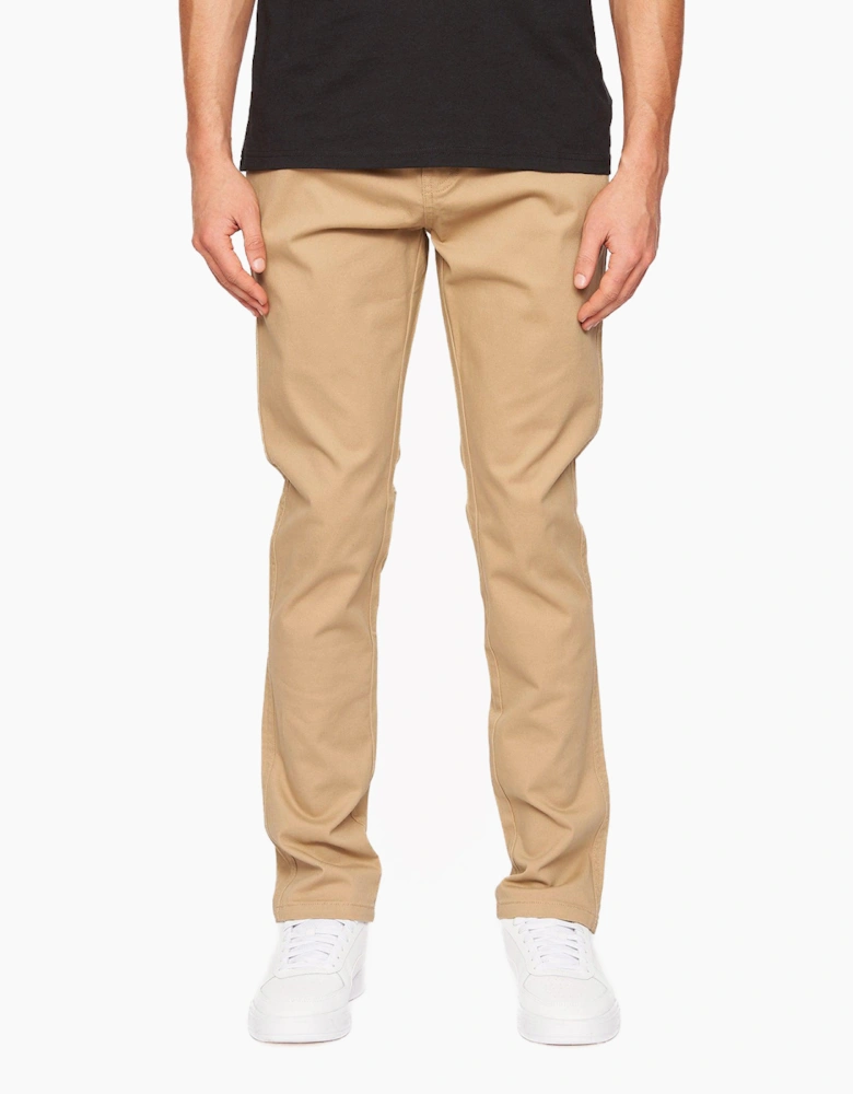Crosshatch Mens Roysden Chinos Mens Sand