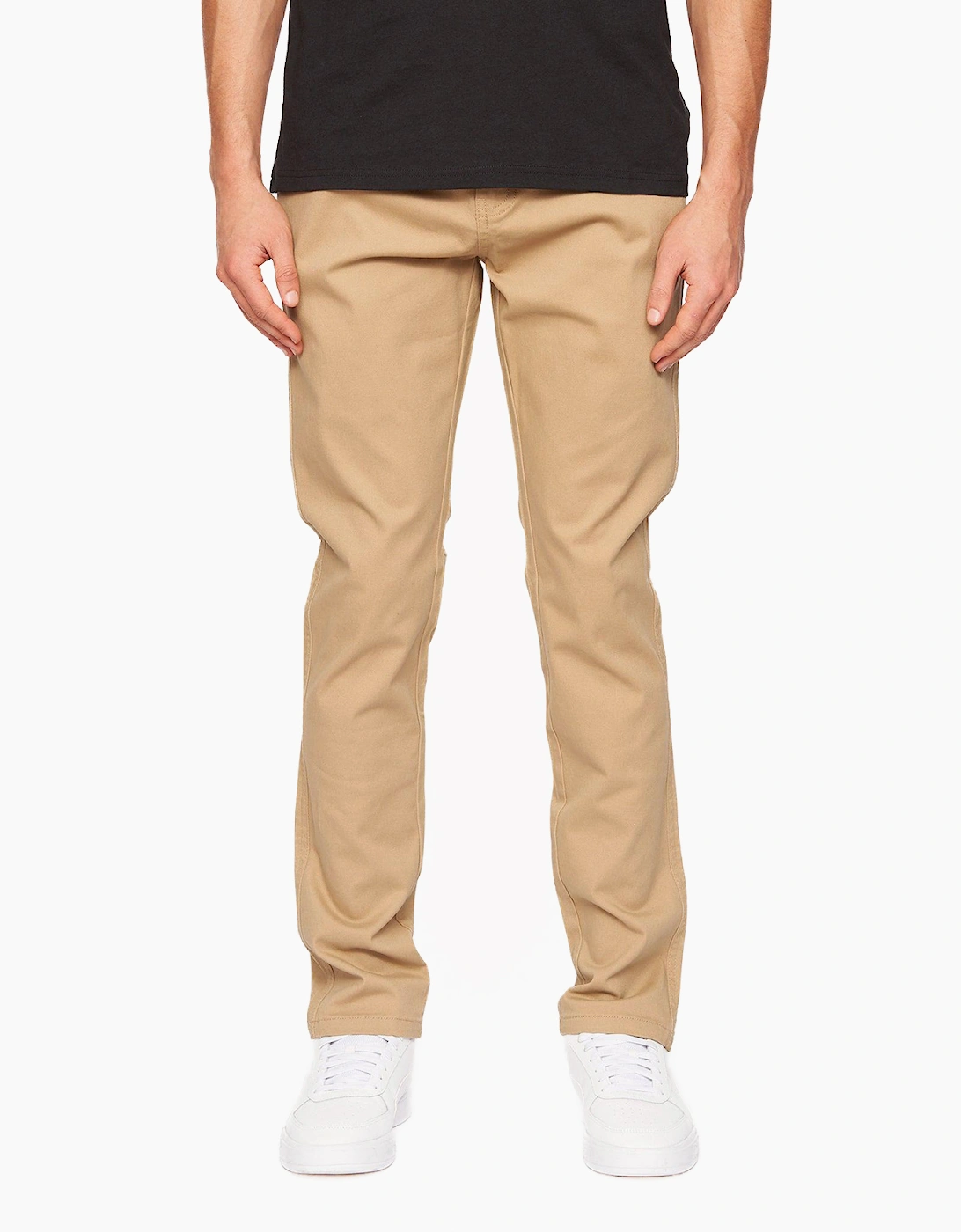 Crosshatch Mens Roysden Chinos Mens Sand