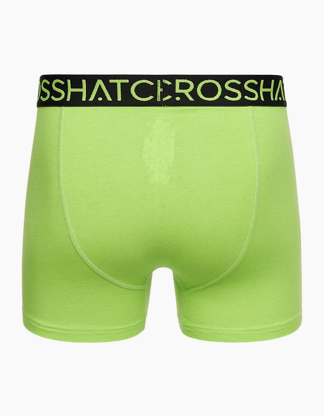 Crosshatch Highlighter Boxers Mens 3pk Red / Green / Black