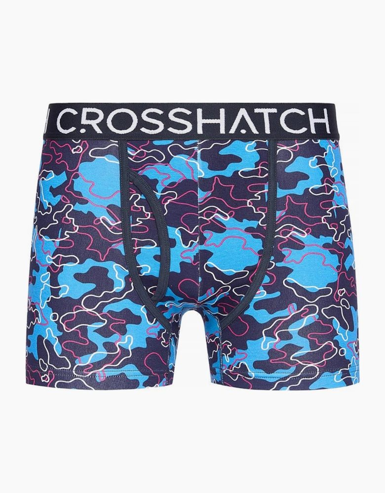 Crosshatch Linamo MVE Mens Boxer Shorts 3pk Blue / Mix