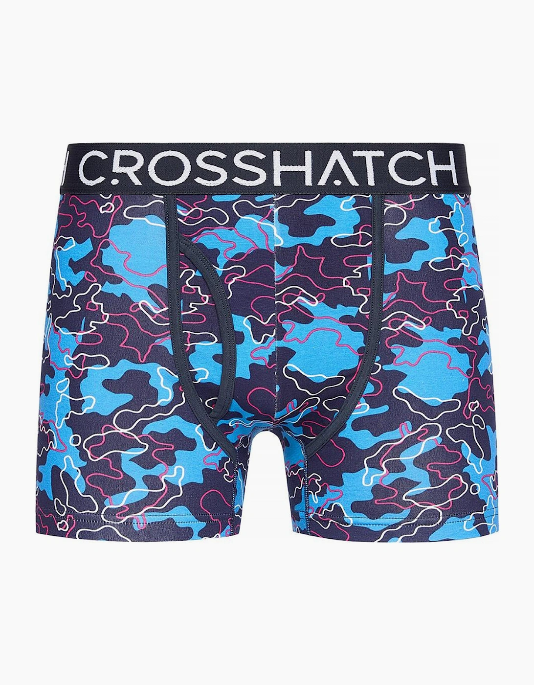 Crosshatch Linamo MVE Mens Boxer Shorts 3pk Blue / Mix