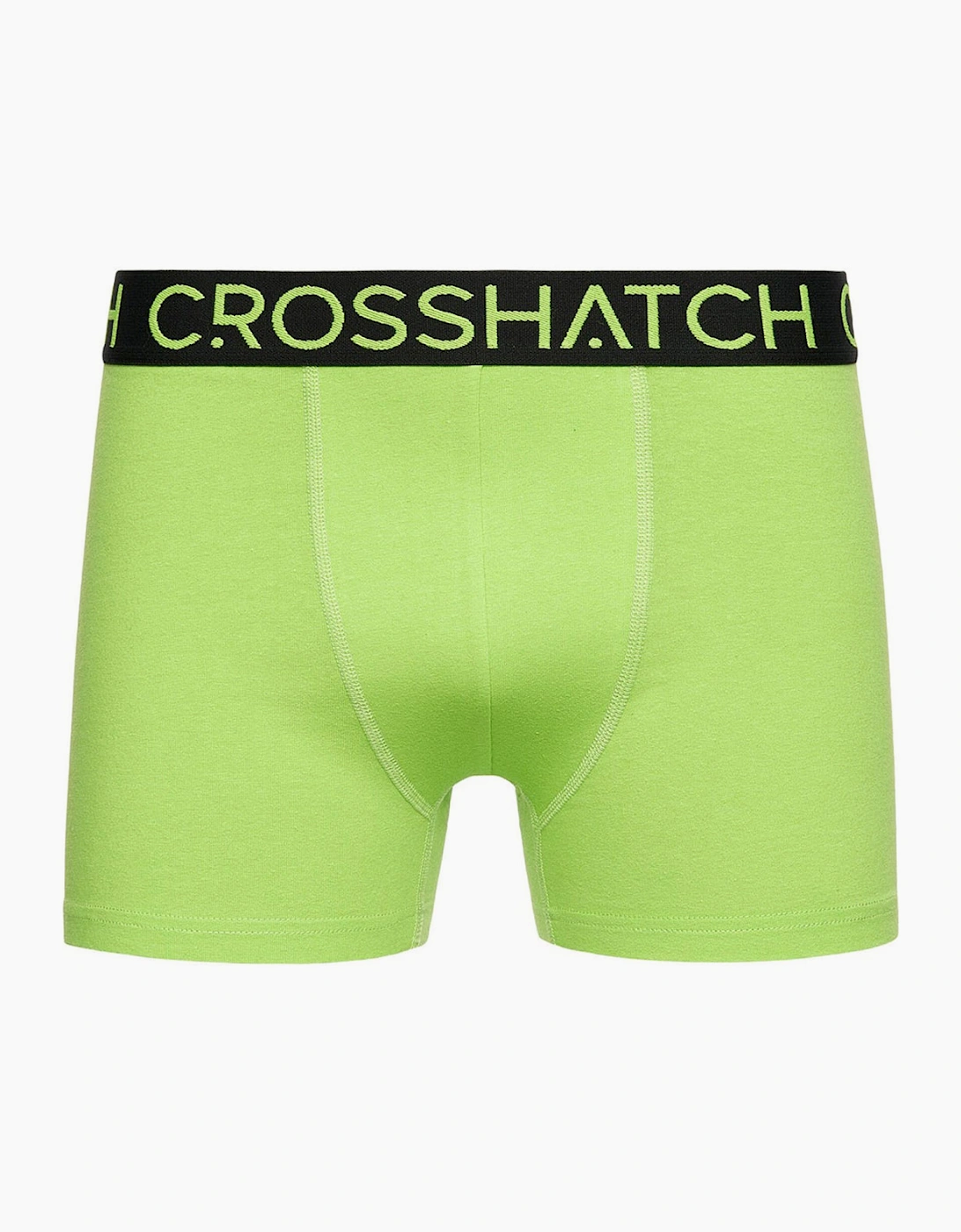 Crosshatch Highlighter Boxers Mens 3pk Red / Green / Black
