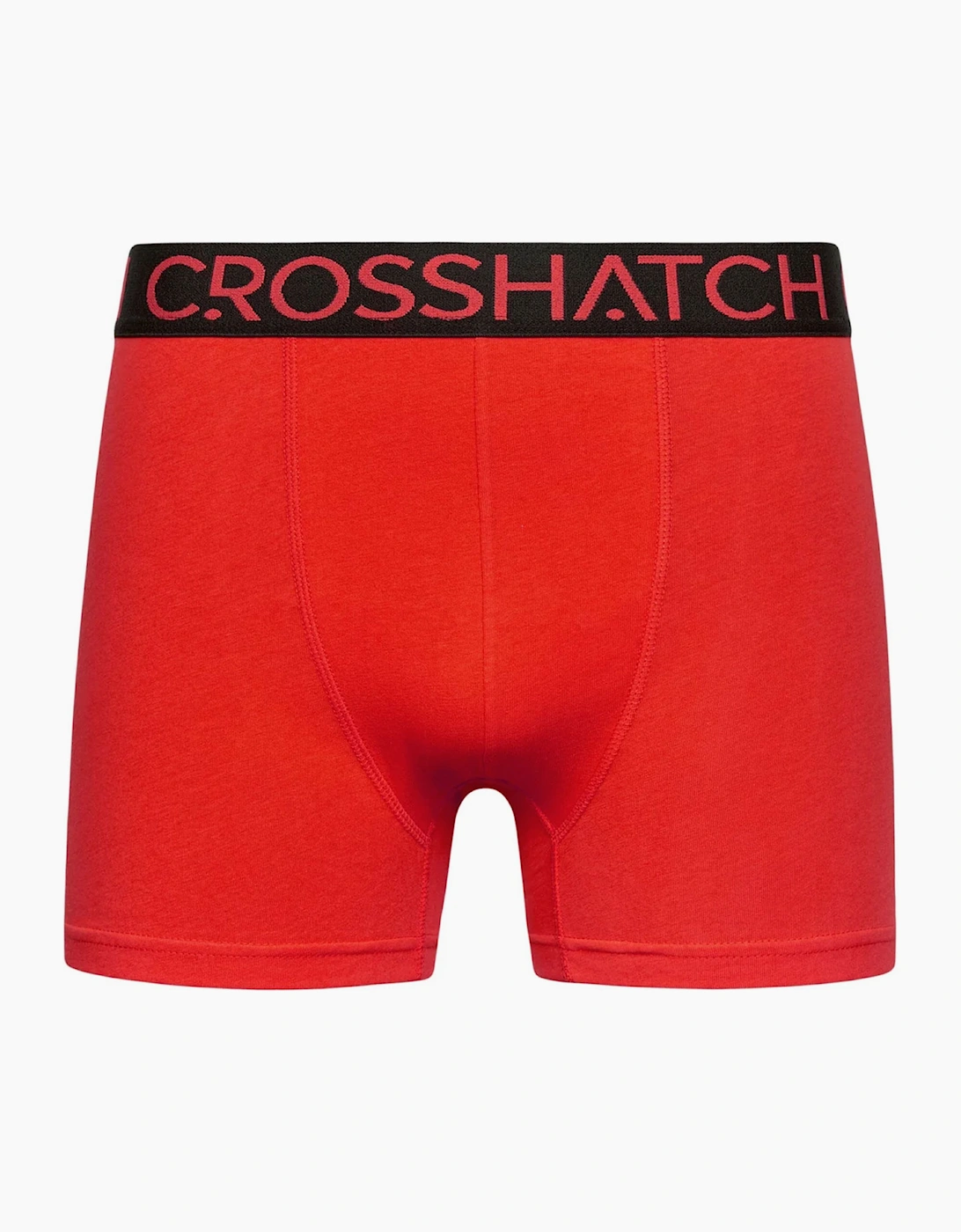 Crosshatch Highlighter Boxers Mens 3pk Red / Green / Black