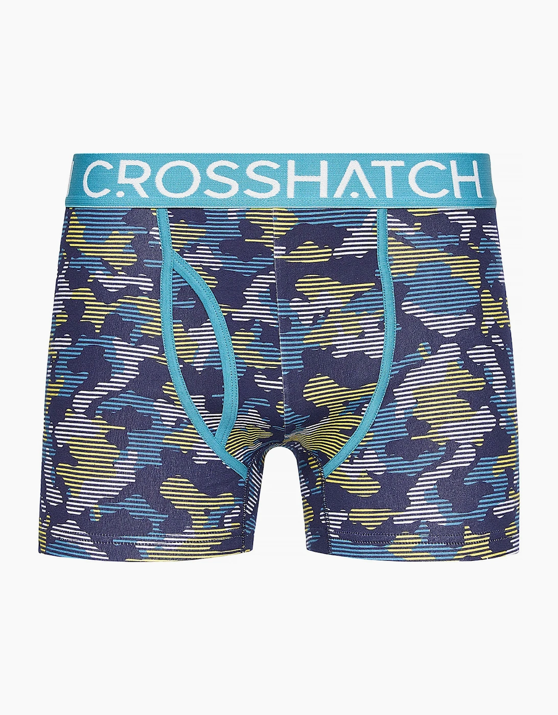 Crosshatch Linamo MVE Mens Boxer Shorts 3pk Teal / Mix