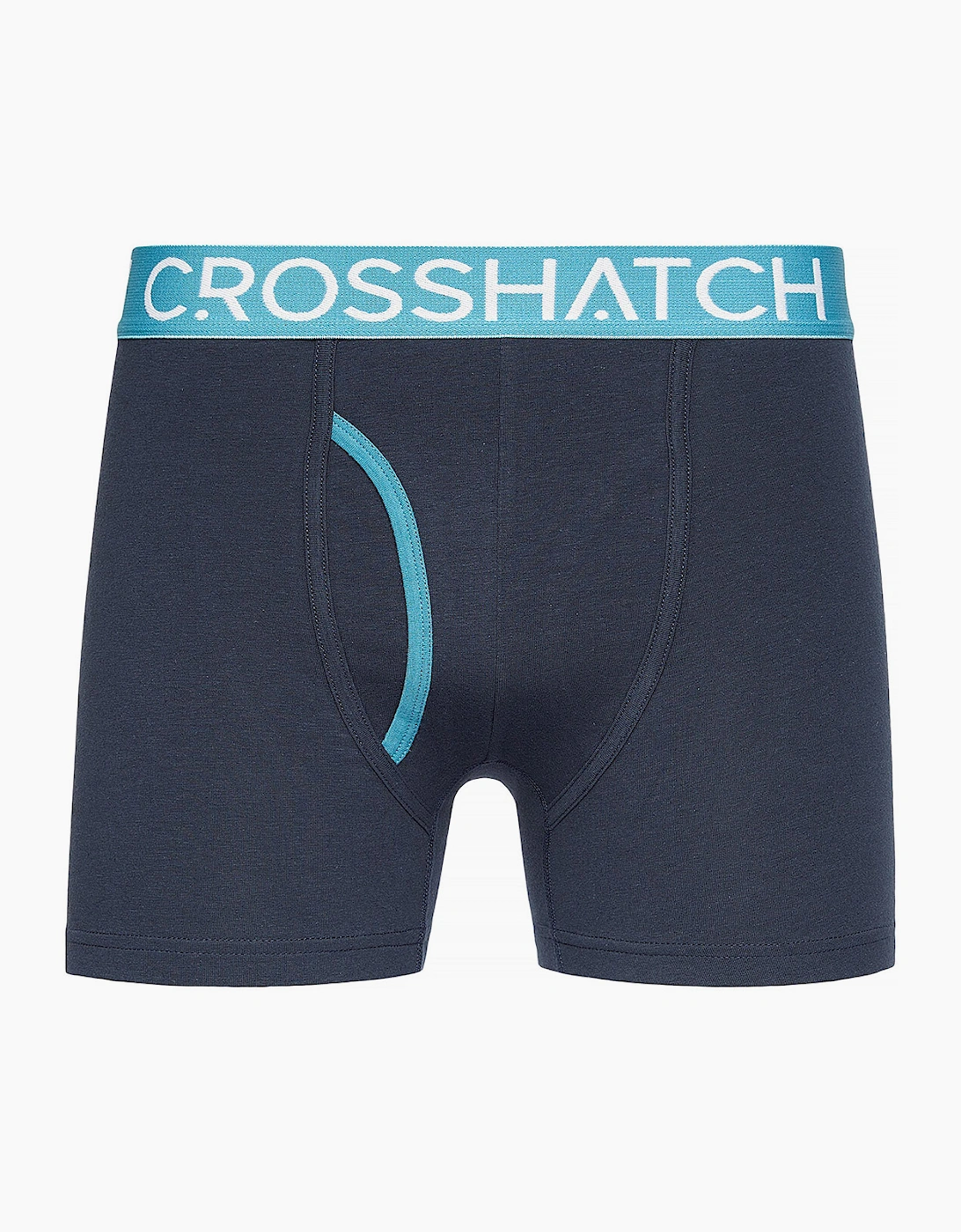 Crosshatch Linamo MVE Mens Boxer Shorts 3pk Teal / Mix