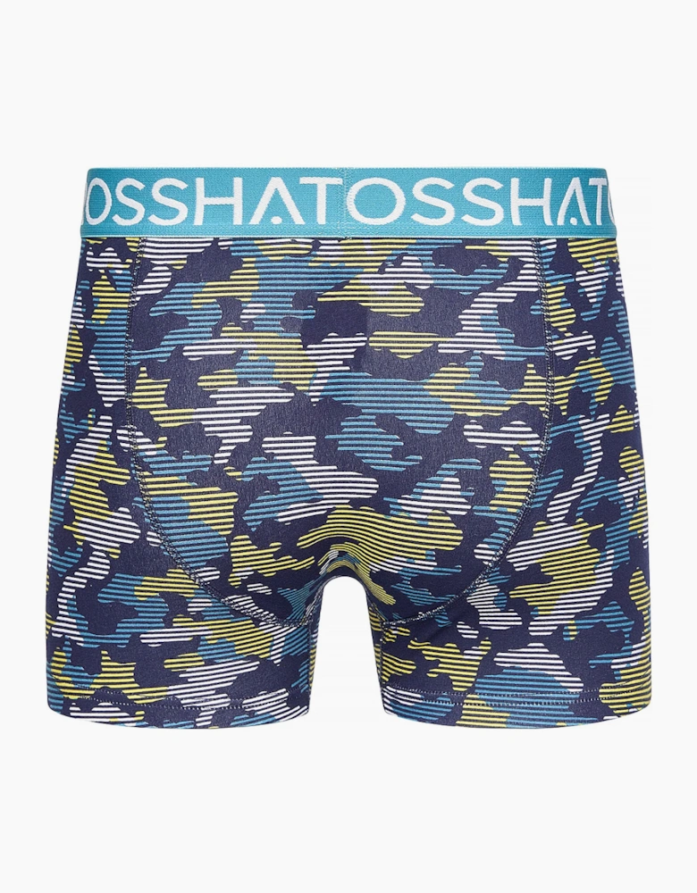 Crosshatch Linamo MVE Mens Boxer Shorts 3pk Teal / Mix