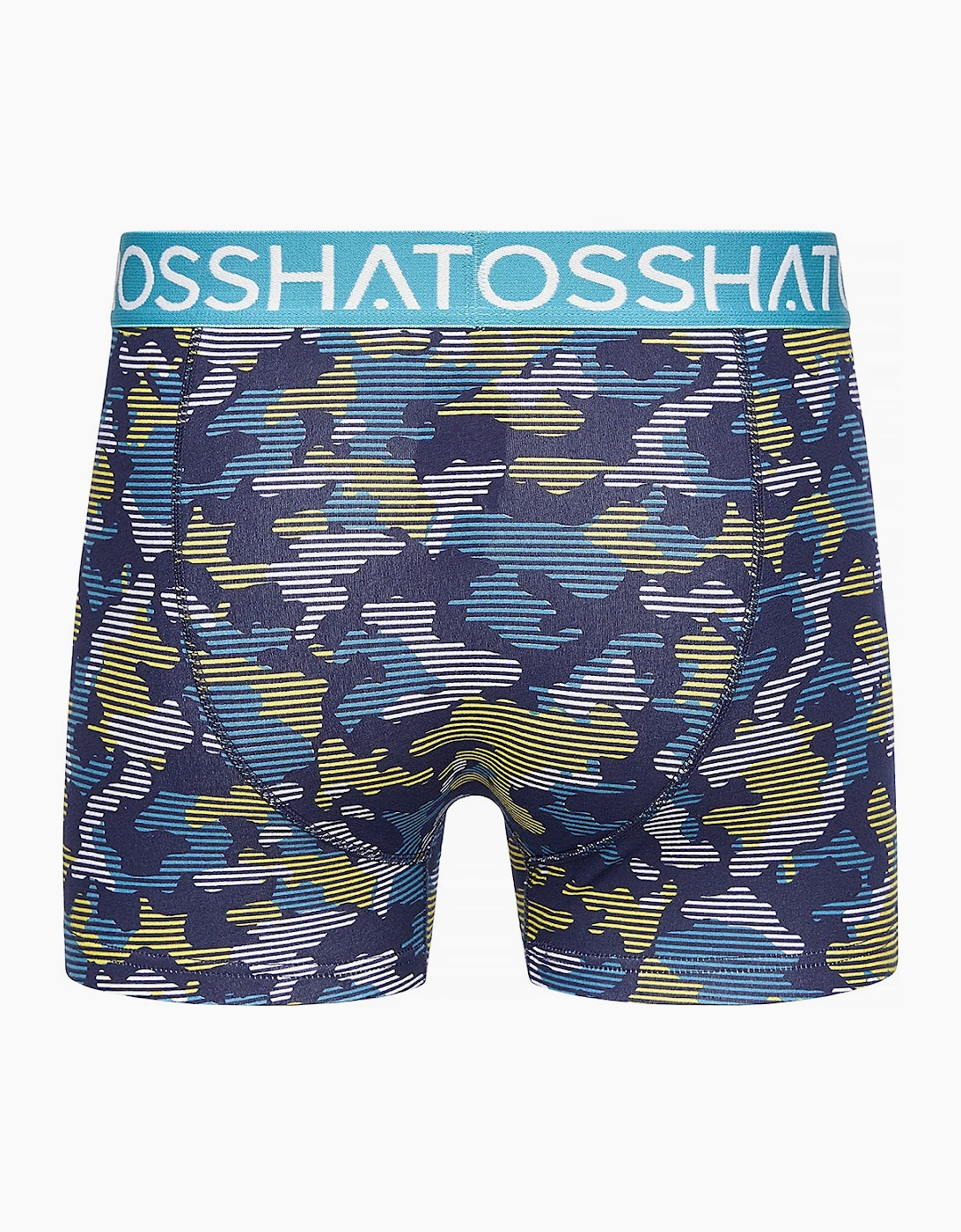 Crosshatch Linamo MVE Mens Boxer Shorts 3pk Teal / Mix