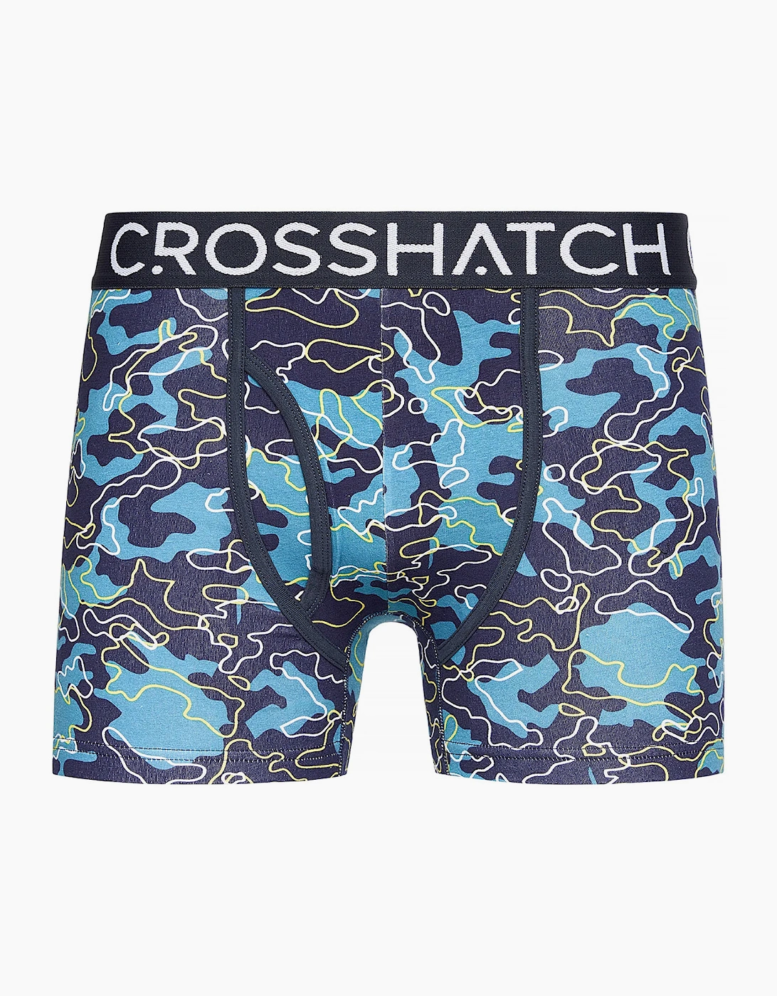 Crosshatch Linamo MVE Mens Boxer Shorts 3pk Teal / Mix