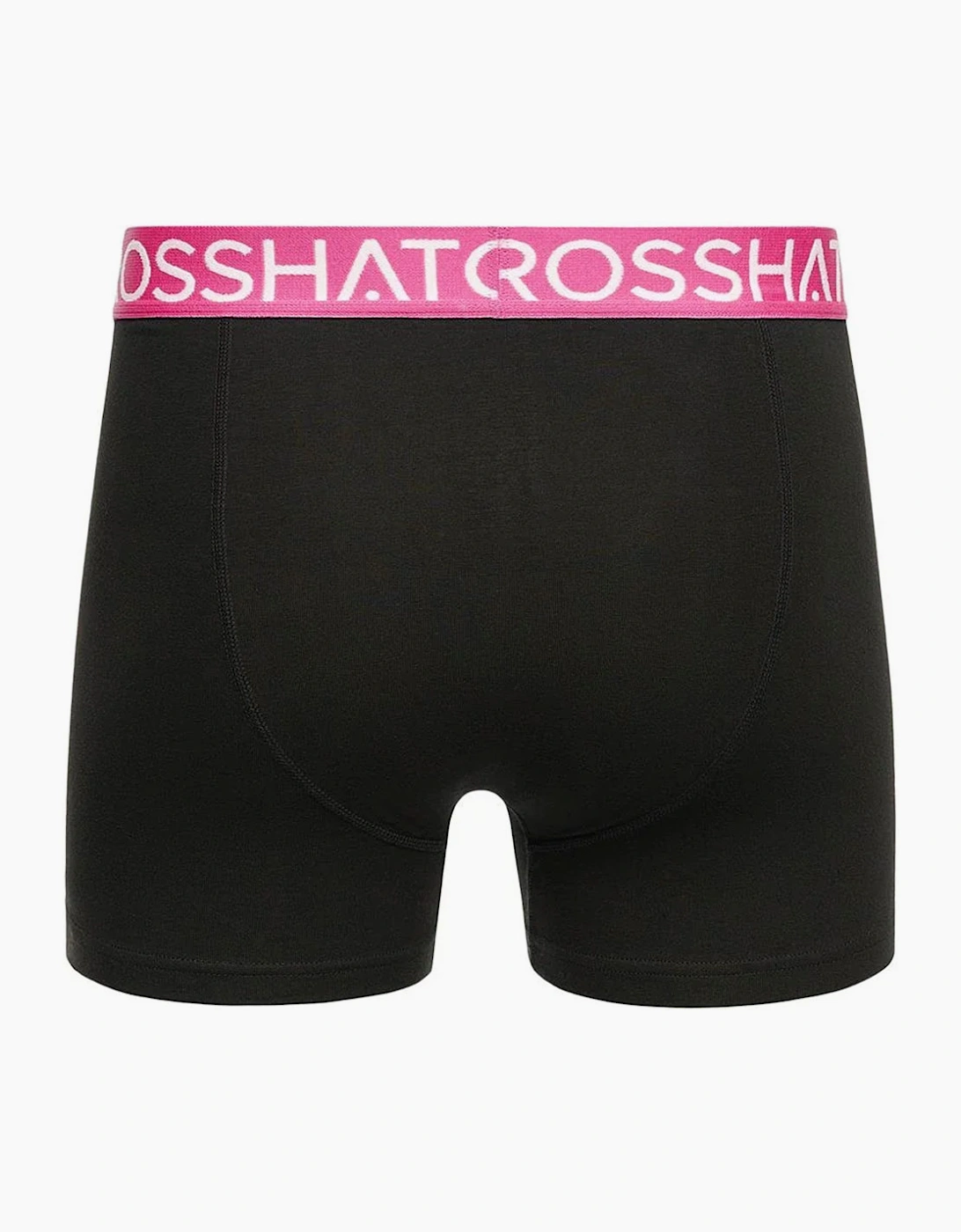 Crosshatch Trioglow Mens Boxer Shorts 3pk Black / Multicoloured