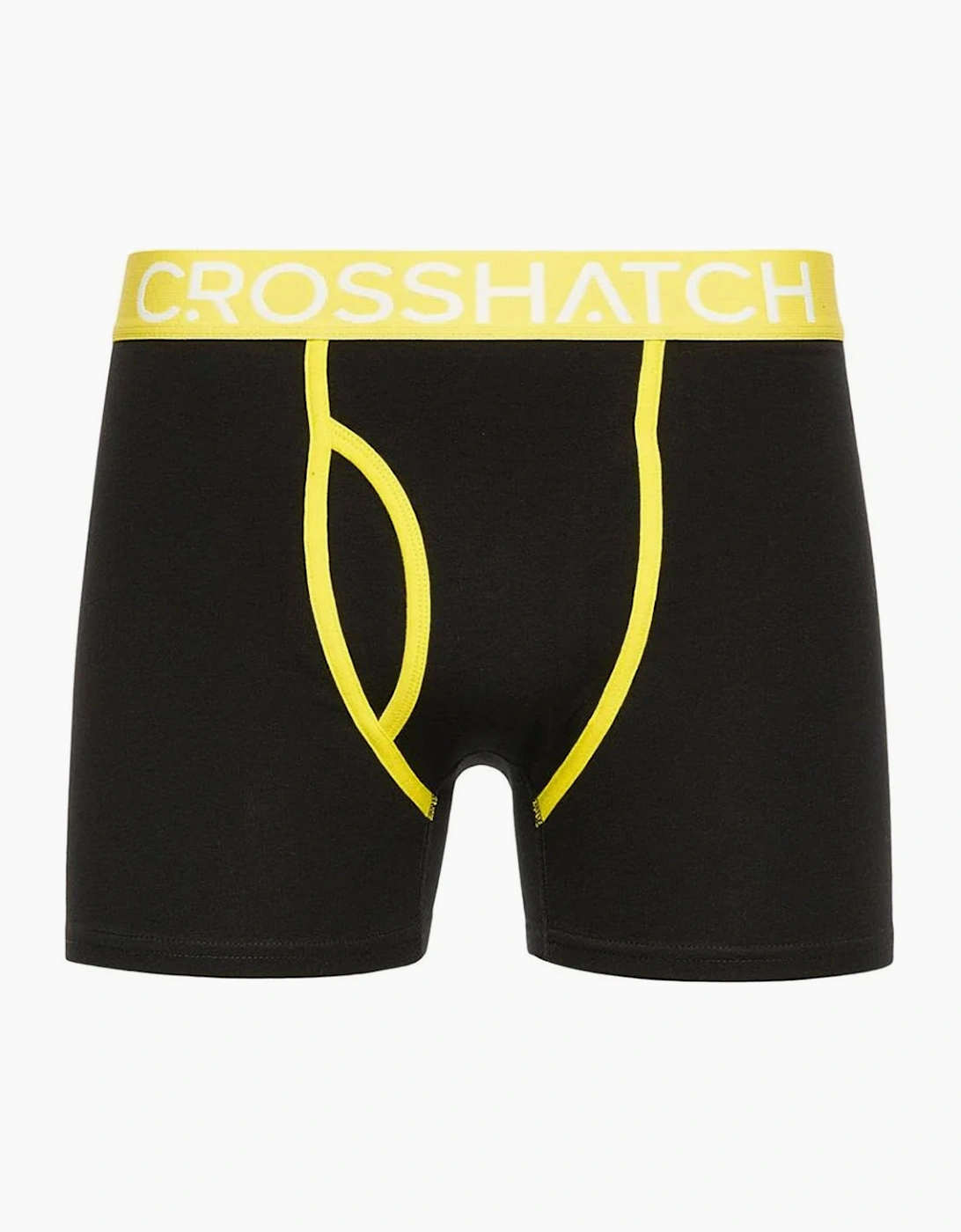 Crosshatch Trioglow Mens Boxer Shorts 3pk Black / Multicoloured