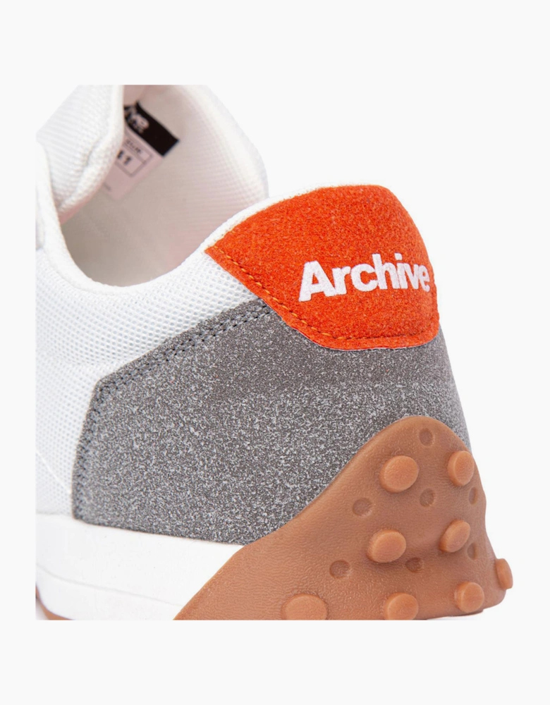 Archive Design Studios Archive Track Mens White / Grey / Orange