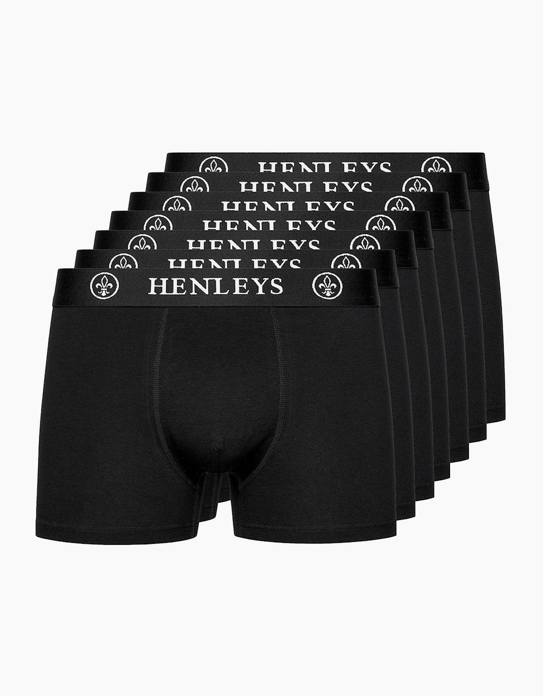 End Of Line Men's Black Mcblacken Boxers 7Pk - S - Image 3