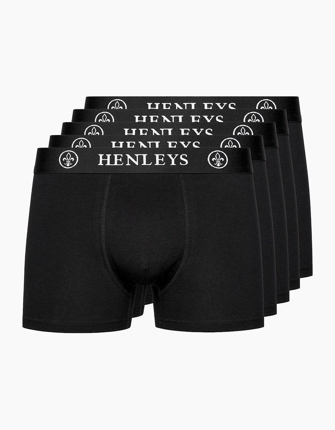 End Of Line Men's Black Mcblacken Boxers 5Pk - S - Image 4