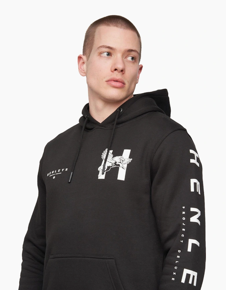 Henleys Kilhen Hoodie Mens Black