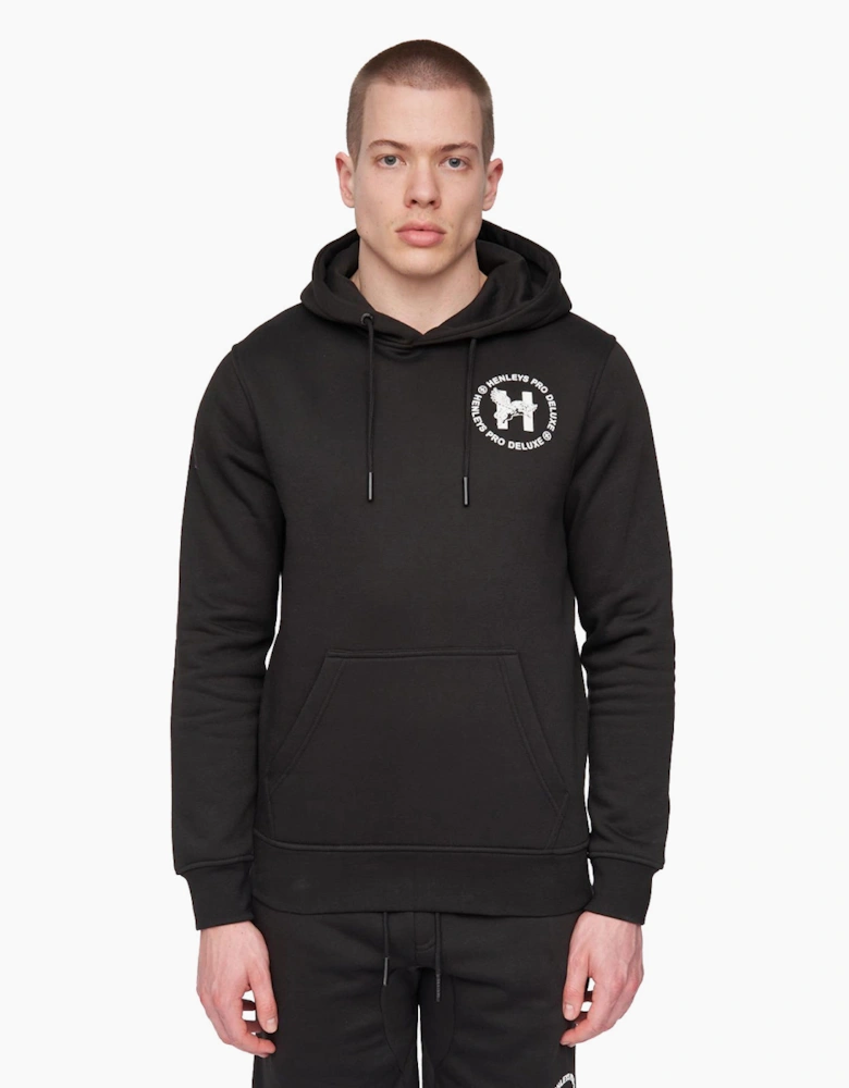 Henleys Metafone Hoodie Mens Black