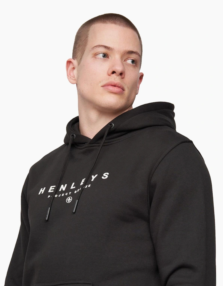 Henleys Ninesix Hoodie Mens Black
