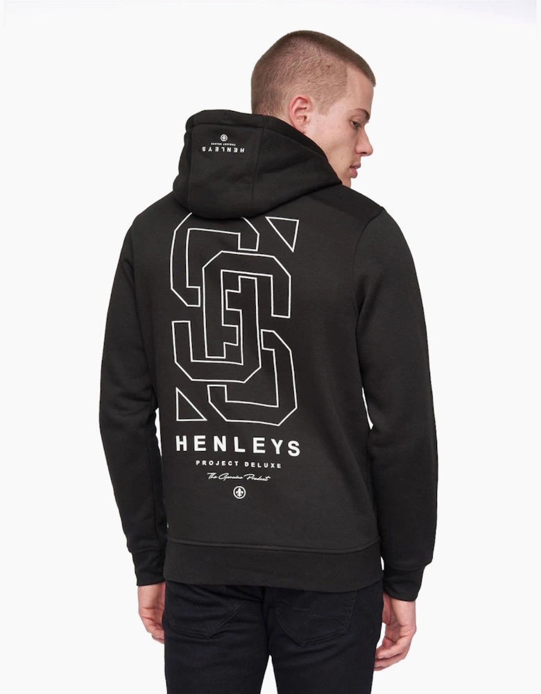 Henleys Ninesix Hoodie Mens Black