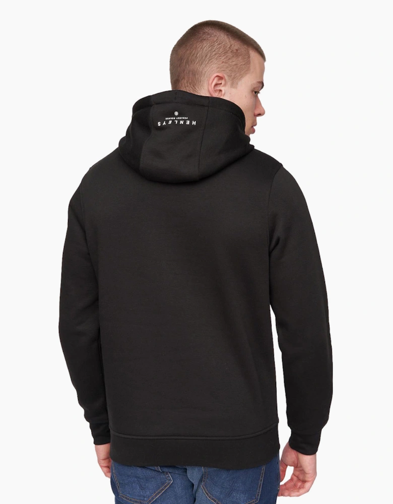 Henleys Scripthen Hoodie Mens Black