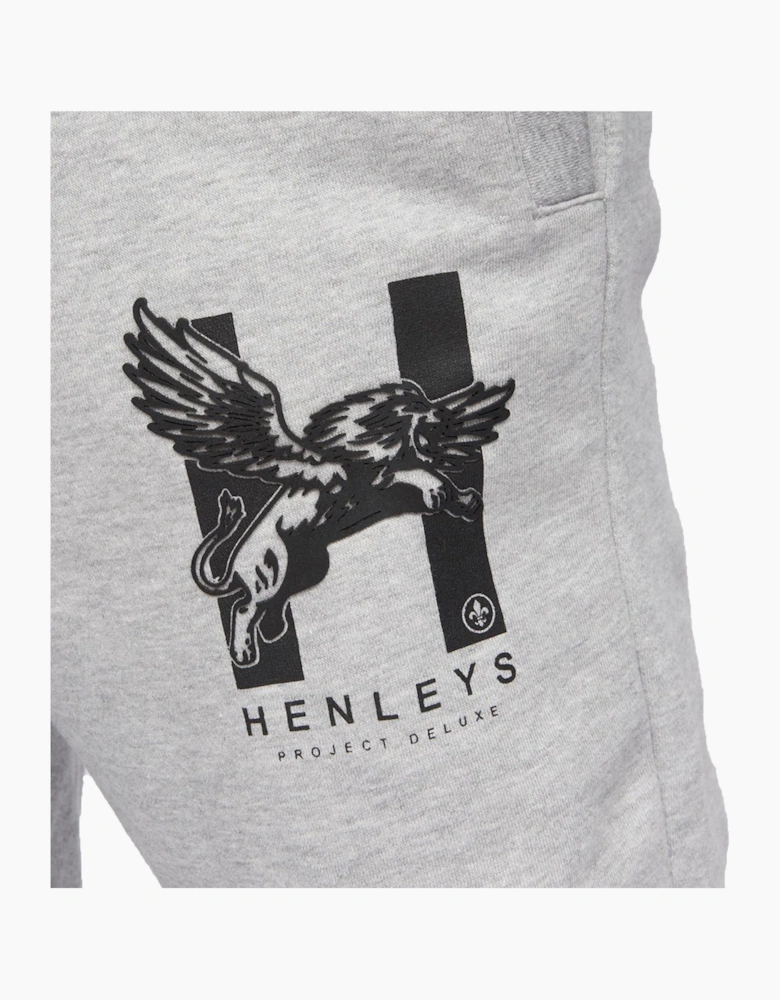 Henleys Curveball Joggers Mens Grey Marl