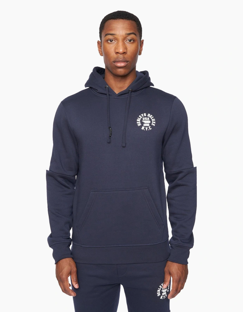 Henleys Calyer Hoodie Mens Navy