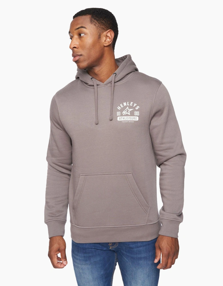 Henleys Upton Hoodie Mens Dark Grey