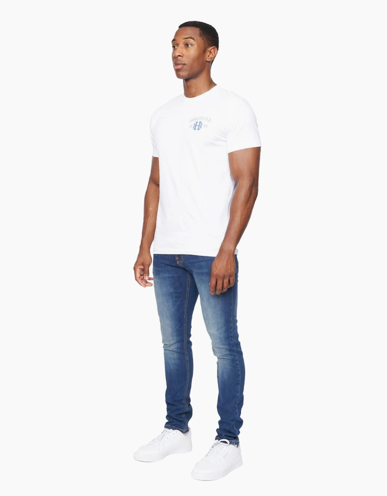 Henleys Edgeton T-Shirt Mens Optic White