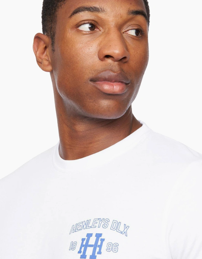 Henleys Edgeton T-Shirt Mens Optic White
