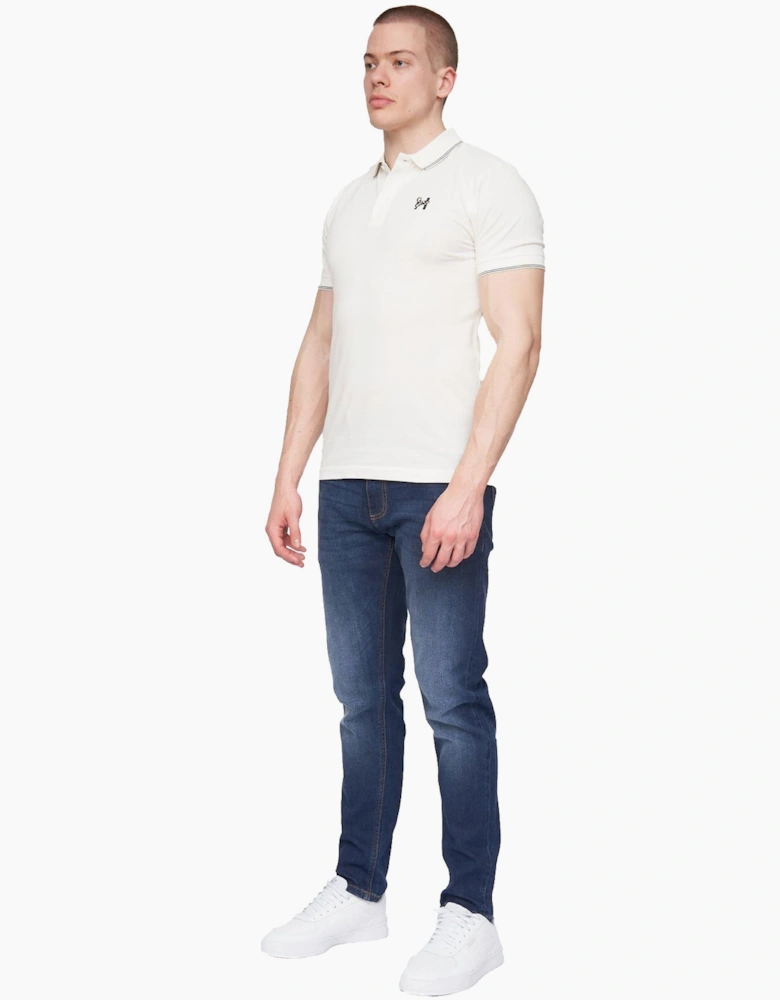 Henleys Moorehen Polo Shirt Mens White