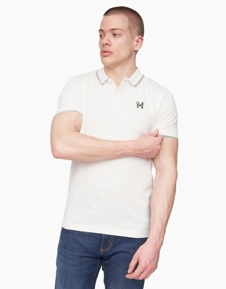 Henleys Moorehen Polo Shirt Mens White