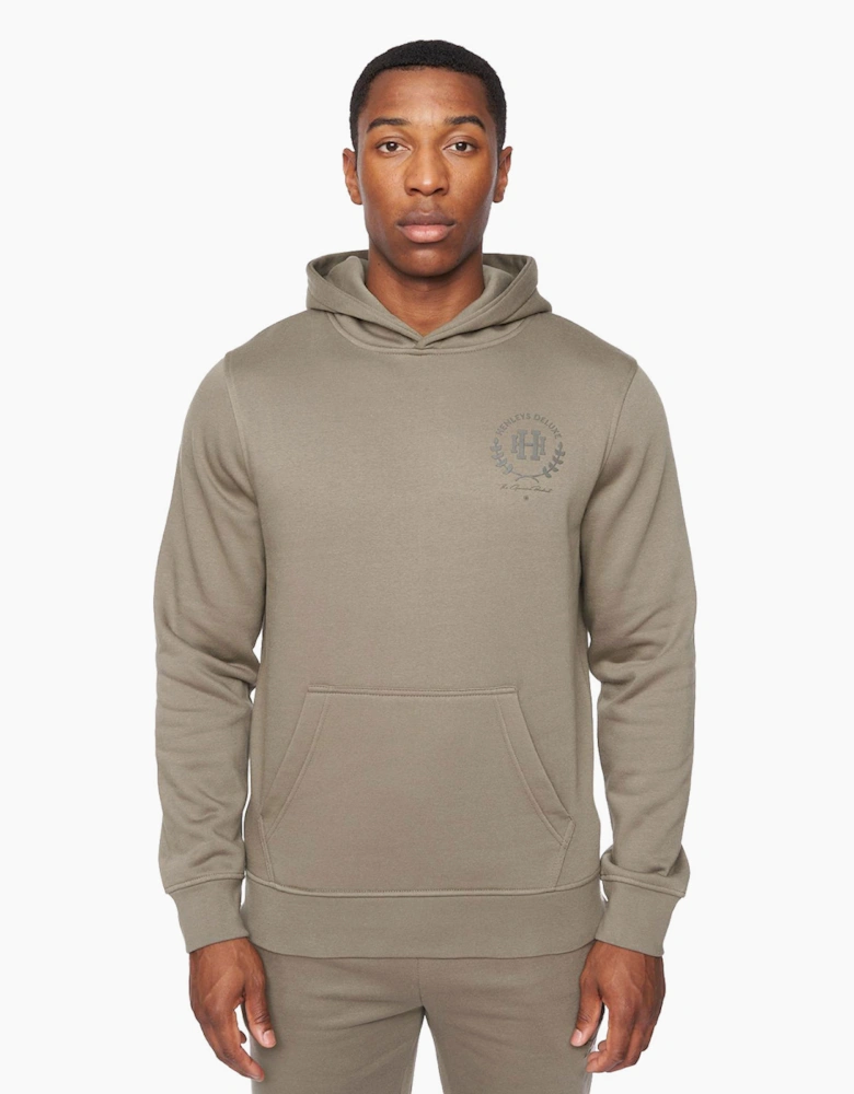 Henleys Alston Hoodie Mens Khaki