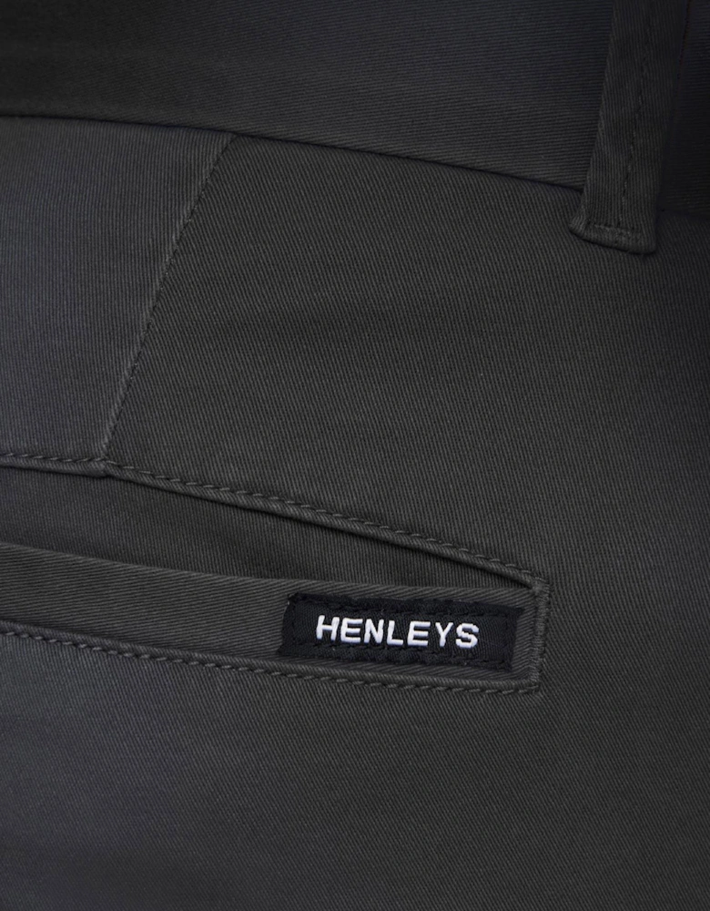 Henleys Visit Chinos Mens Black