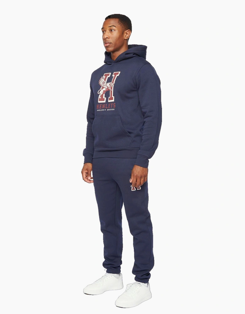 Henleys Belton Hoodie Mens Navy